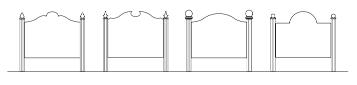 curved top panel sign shapes
